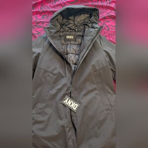 DKNY Unisex Black Puffer Jacket